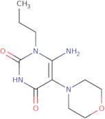 6-Amino-5-(morpholin-4-yl)-1-propyl-1,2,3,4-tetrahydropyrimidine-2,4-dione