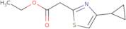 Ethyl 2-(4-cyclopropyl-1,3-thiazol-2-yl)acetate