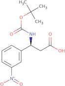 (S)-3-((tert-butoxycarbonyl)amino)-3-(3-nitrophenyl)propanoic acid