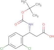 (R)-3-((tert-Butoxycarbonyl)amino)-3-(2,4-dichlorophenyl)propanoic acid