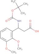 (3R)-3-{[(tert-Butoxy)carbonyl]amino}-3-(2,3-dimethoxyphenyl)propanoic acid