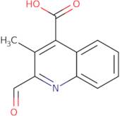 2-Formyl-3-methylquinoline-4-carboxylic acid