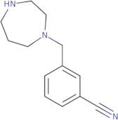 3-[(1,4-Diazepan-1-yl)methyl]benzonitrile