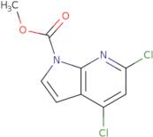 1H-Pyrrolo[2,3-b]pyridine-1-carboxylic acid, 4,6-dichloro-, methyl ester