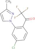 1-(4-Chloro-2-(3-Methyl-1H-pyrazol-1-yl)phenyl)-2,2,2-trifluoroethanone