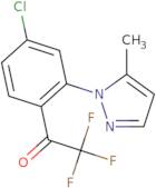 1-[4-chloro-2-(5-methyl-1H-pyrazol-1-yl)phenyl]-2,2,2-trifluoroethan-1-one