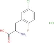 (2S)-2-Amino-3-(5-chloro-2-fluorophenyl)propanoic acid hydrochloride