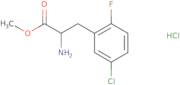 Methyl (2S)-2-amino-3-(5-chloro-2-fluorophenyl)propanoate hydrochloride