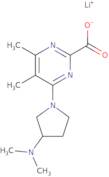 4-[(3R)-3-(dimethylamino)pyrrolidin-1-yl]-5,6-dimethylpyrimidine-2-carboxylate lithium