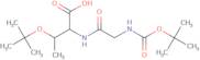 (2R,3S)-3-(tert-Butoxy)-2-(2-{[(tert-butoxy)carbonyl]amino}acetamido)butanoic acid