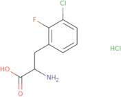 (2S)-2-Amino-3-(3-chloro-2-fluorophenyl)propanoic acid hydrochloride