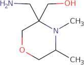 [(3S,5R)-3-(Aminomethyl)-4,5-dimethylmorpholin-3-yl]methanol