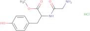 Methyl (2R)-2-(2-aminoacetamido)-3-(4-hydroxyphenyl)propanoate hydrochloride