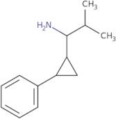 rac-2-Methyl-1-[(1R,2R)-2-phenylcyclopropyl]propan-1-amine