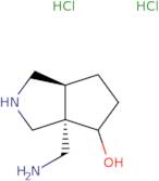 rac-(3aR,6aR)-3a-(Aminomethyl)-octahydrocyclopenta[C]pyrrol-4-ol dihydrochloride