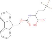 2-((((9H-Fluoren-9-yl)methoxy)carbonyl)amino)-5,5,5-trifluoropentanoic acid