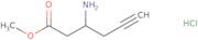 Methyl 3-aminohex-5-ynoate hydrochloride