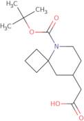 2-{5-[(tert-Butoxy)carbonyl]-5-azaspiro[3.5]nonan-8-yl}acetic acid