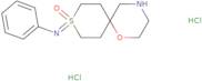 9-(Phenylimino)-1-oxa-9Î»6-thia-4-azaspiro[5.5]undecan-9-one dihydrochloride