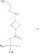 tert-Butyl 3-(ethoxyamino)azetidine-1-carboxylate hydrochloride