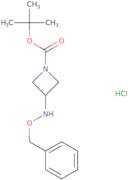 tert-Butyl 3-[(benzyloxy)amino]azetidine-1-carboxylate hydrochloride