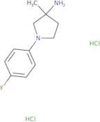 1-(4-Fluorophenyl)-3-methylpyrrolidin-3-amine dihydrochloride