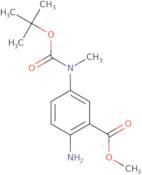 Methyl 2-amino-5-{[(tert-butoxy)carbonyl](methyl)amino}benzoate