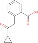 2-(2-Cyclopropyl-2-oxoethyl)benzoic acid
