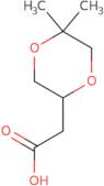 2-(5,5-Dimethyl-1,4-dioxan-2-yl)acetic acid