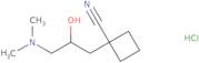 1-[3-(Dimethylamino)-2-hydroxypropyl]cyclobutane-1-carbonitrile hydrochloride