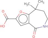 8,8-Dimethyl-4-oxo-4H,5H,6H,7H,8H-furo[3,2-c]azepine-2-carboxylic acid