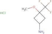 3-Methoxy-3-(trifluoromethyl)cyclobutan-1-amine hydrochloride