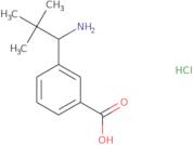 3-(1-Amino-2,2-dimethylpropyl)benzoic acid hydrochloride