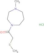 1-(4-Methyl-1,4-diazepan-1-yl)-2-(methylsulfanyl)ethan-1-one hydrochloride