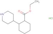 Ethyl 2-(piperidin-4-yl)cyclohexane-1-carboxylate hydrochloride