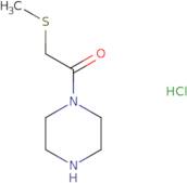 2-(Methylsulfanyl)-1-(piperazin-1-yl)ethan-1-one hydrochloride