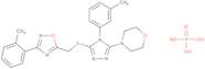 4-[4-(3-Methylphenyl)-5-({[3-(2-methylphenyl)-1,2,4-oxadiazol-5-yl]methyl}sulfanyl)-4H-1,2,4-triazol-3-yl]morpholine, phosphoric aci d