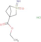 Ethyl 2-imino-2-oxo-2Î»6-thiabicyclo[2.1.1]hexane-4-carboxylate hydrochloride
