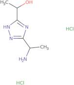 1-[5-(1-Aminoethyl)-4H-1,2,4-triazol-3-yl]ethan-1-ol dihydrochloride