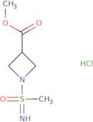 Methyl 1-[imino(methyl)oxo-Î»6-sulfanyl]azetidine-3-carboxylate hydrochloride