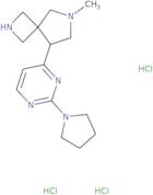 6-Methyl-8-[2-(pyrrolidin-1-yl)pyrimidin-4-yl]-2,6-diazaspiro[3.4]octane trihydrochloride
