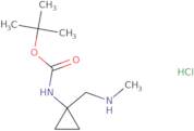 tert-Butyl N-{1-[(methylamino)methyl]cyclopropyl}carbamate hydrochloride