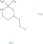 1-(2-Fluoroethyl)-3,3-dimethylpiperazine dihydrochloride