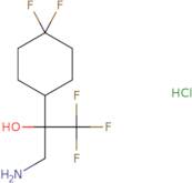 3-Amino-2-(4,4-difluorocyclohexyl)-1,1,1-trifluoropropan-2-ol hydrochloride