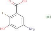 5-Amino-2-fluoro-3-hydroxybenzoic acid hydrochloride