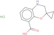 3,4-Dihydrospiro[1,4-benzoxazine-2,1'-cyclopropane]-8-carboxylic acid hydrochloride