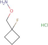 o-[(1-Fluorocyclobutyl)methyl]hydroxylamine hydrochloride