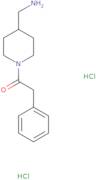 1-[4-(Aminomethyl)piperidin-1-yl]-2-phenylethan-1-one dihydrochloride