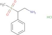 2-Methanesulfonyl-2-phenylethan-1-amine hydrochloride