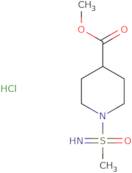 Methyl 1-[imino(methyl)oxo-λ6-sulfanyl]piperidine-4-carboxylate hydrochloride